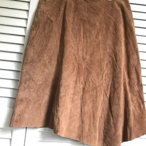 I.E. Suede skirt